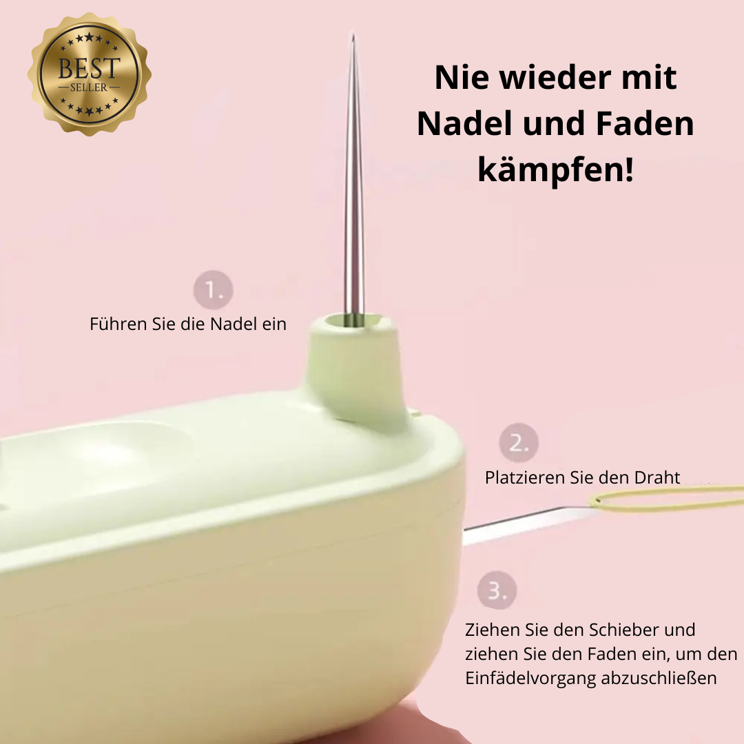 EasyThread Pro™ | Nie wieder mit Nadel und Faden kämpfen!
